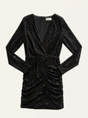 SEQUIN NOIR - ROBE